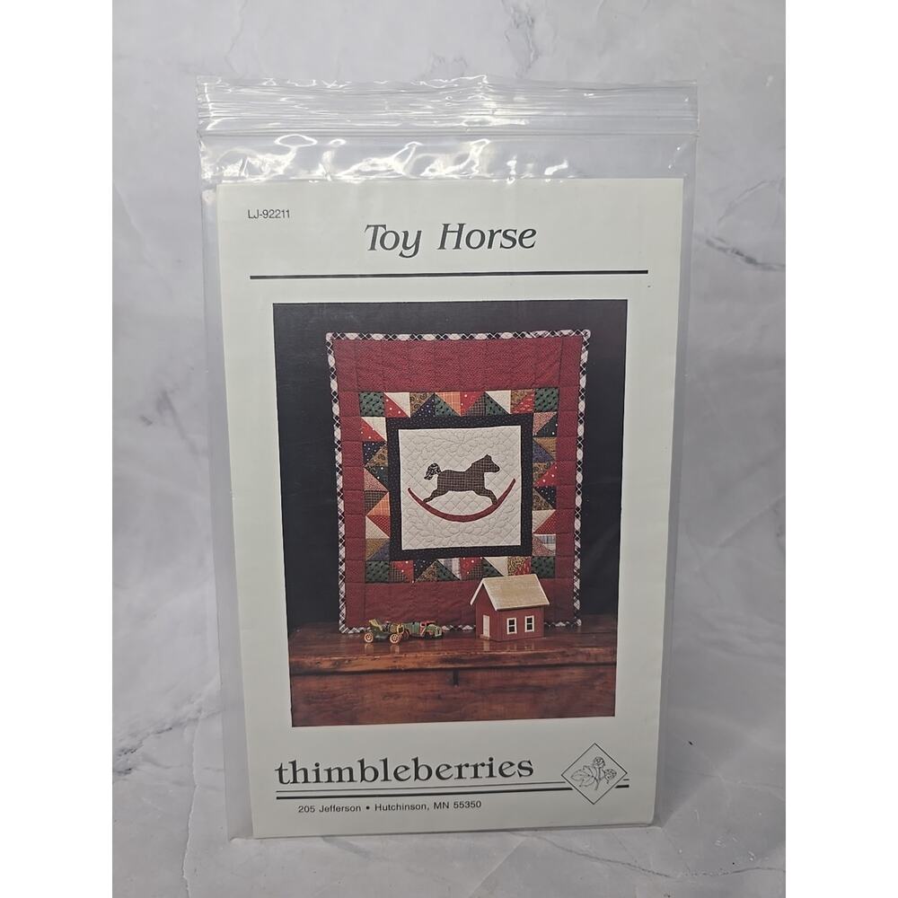 Thimbleberries Toy Horse Miniature Quilt Pattern 20 x 24